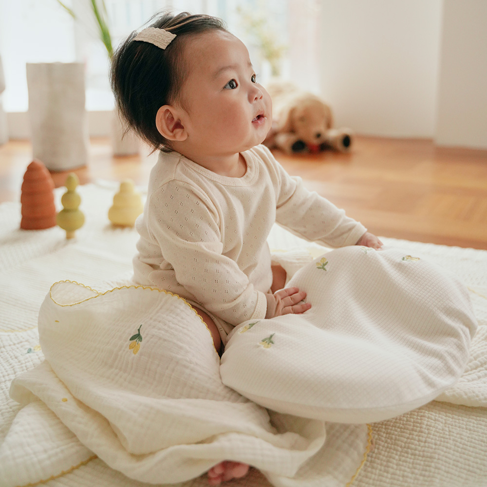 라비킷 신생아 아기 블랭킷 사계절 유아 이불 담요 어린이집 애착 낮잠이불 가드닝튤립