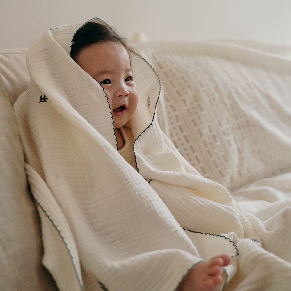 라비킷 신생아 아기 블랭킷 사계절 유아 이불 담요 어린이집 애착 낮잠이불 가드닝튤립