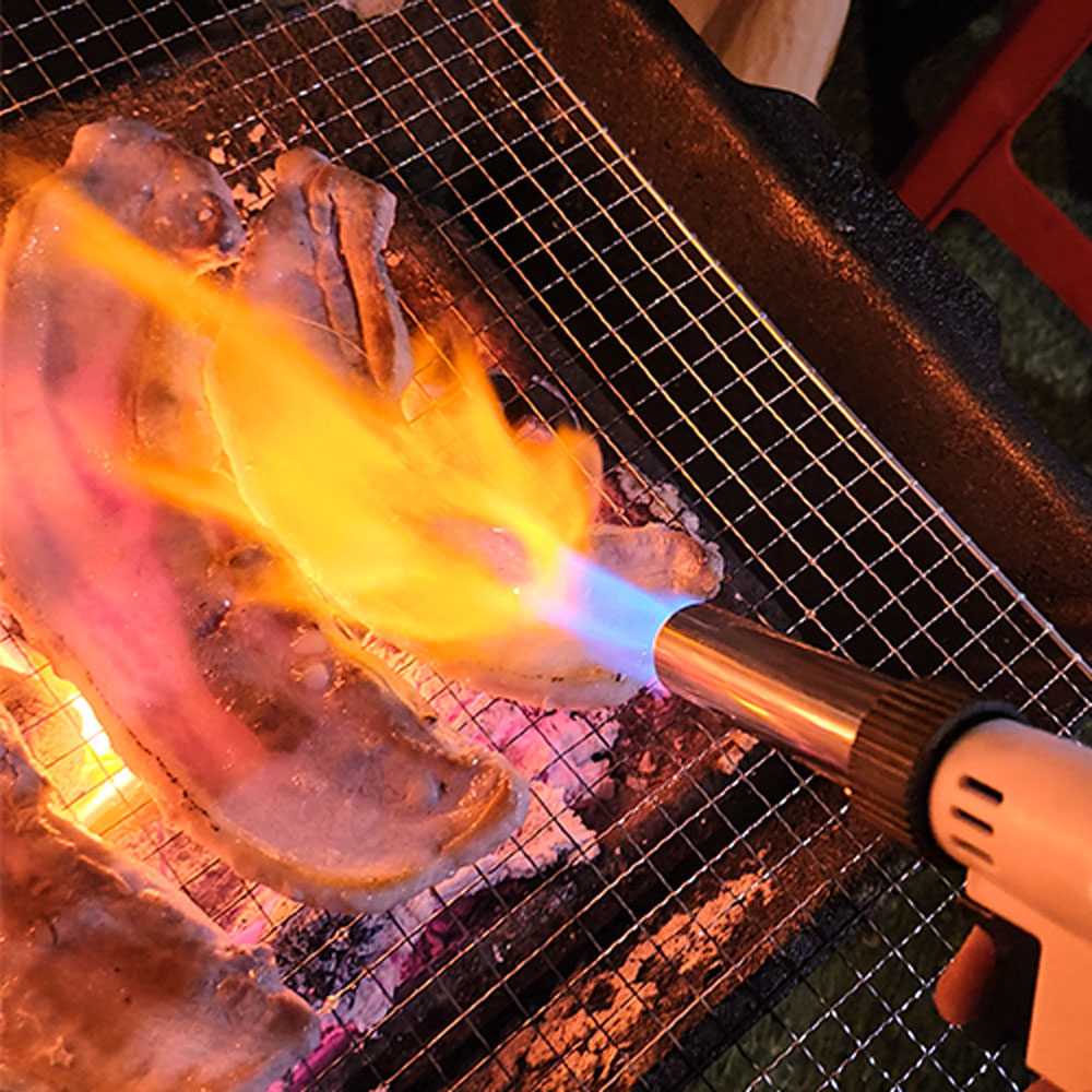 비로르 캠핑 요리 부탄가스 가정용 불조절 토치 1+1