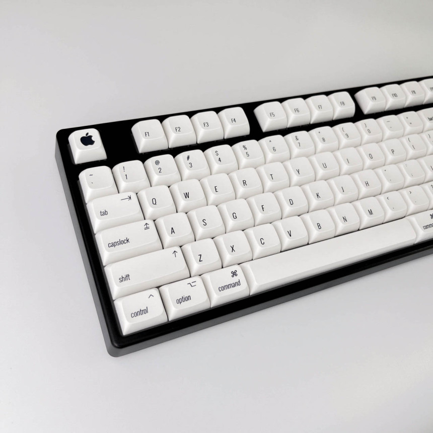 레트로 mac 전용 애플 command PBT 키캡 124 키 한성 한무무 필코 레오폴드 커세어 앱코 리얼포스 토프레 키보드 기계식키보드 무접점키보드 키