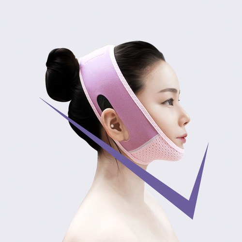 [아데미] 브이코르셋 얼굴 불독살 이중턱 턱살관리 리프팅 브이라인 V밴드 - 상세 이미지 2