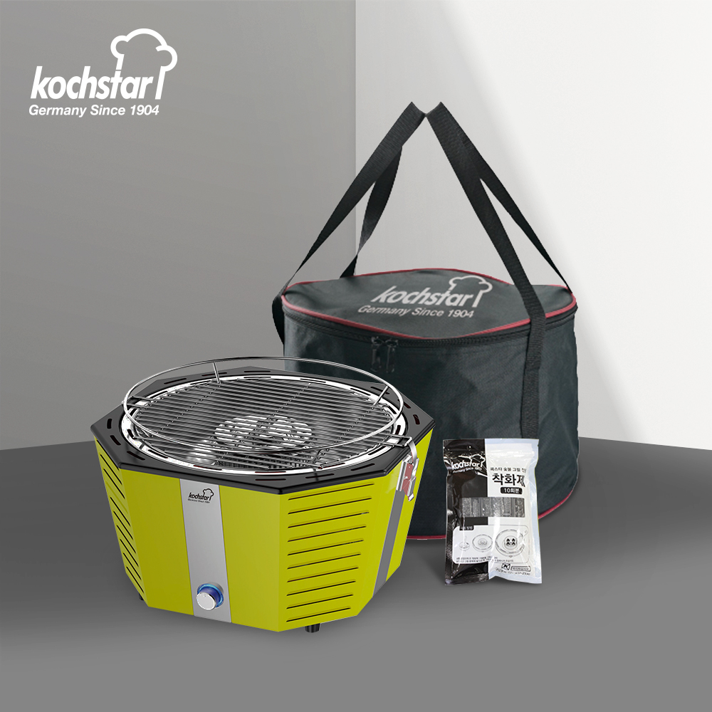 콕스타 이지쿡 가정용 숯불 연기안나는 캠핑 바베큐 그릴 KSOCG-1000 바비큐