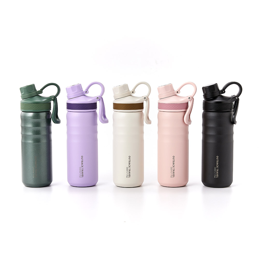 오슬로 아웃백트래블 스텐 손잡이 텀블러 보온병 350ml + 추가 보온뚜껑