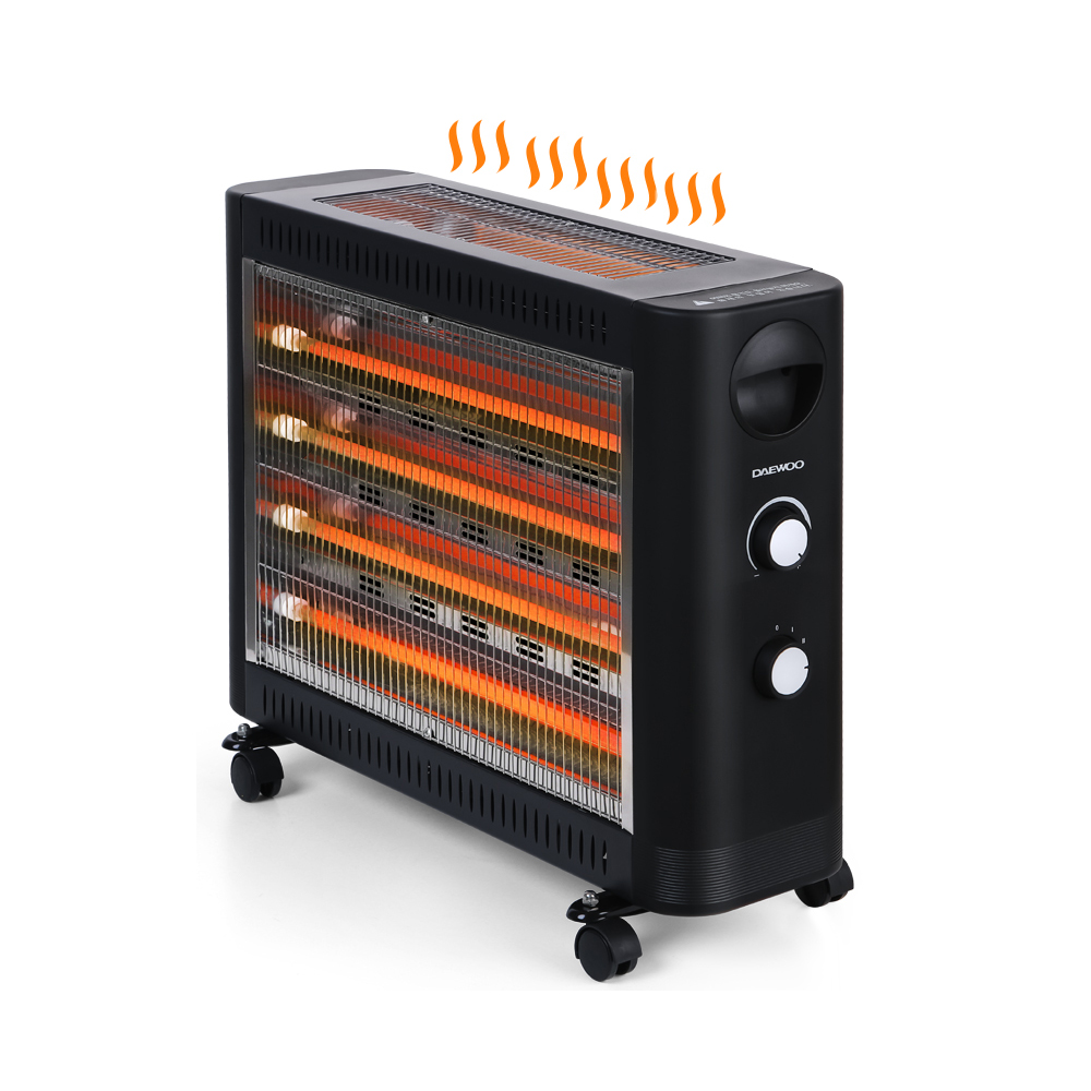 대우 6단 전기히터 난로 스토브 석영관 대류