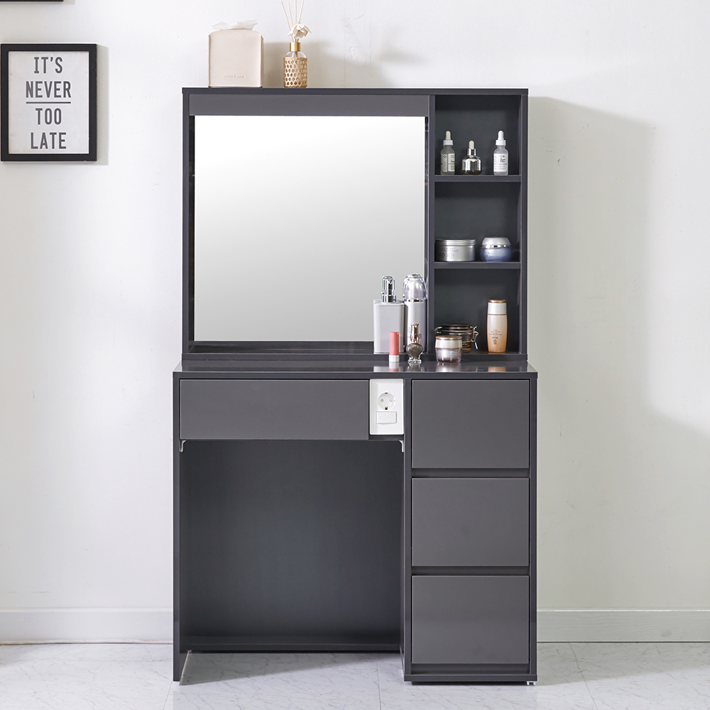 로드 수납 서랍형 아일랜드 화장대 세트 800