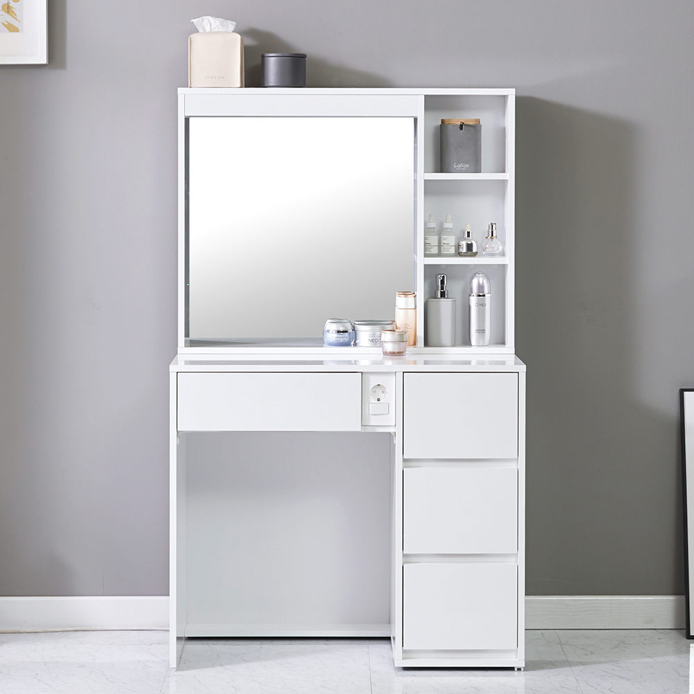 로드 수납 서랍형 아일랜드 화장대 세트 800