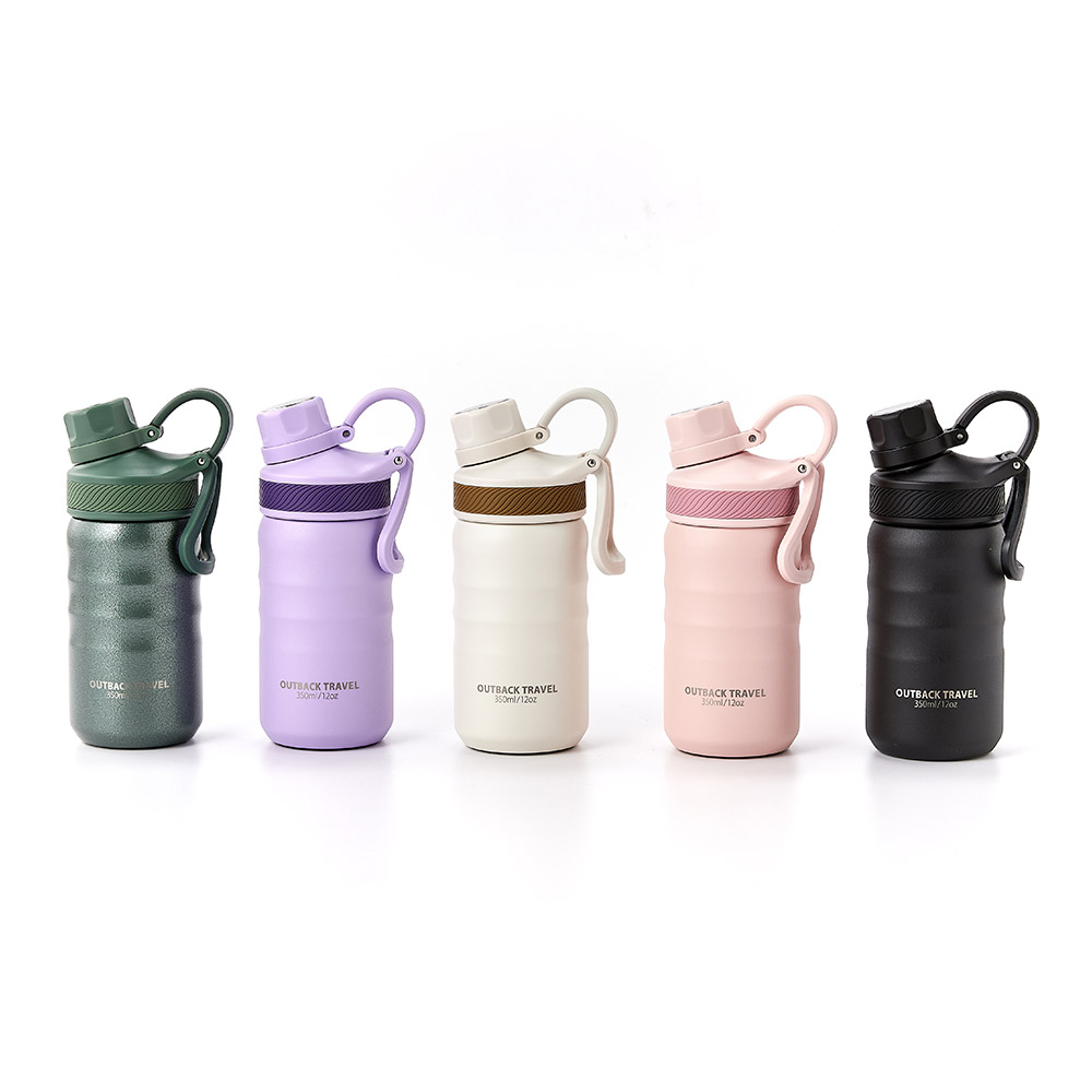 오슬로 아웃백트래블 스텐 손잡이 텀블러 보온병 350ml + 추가 보온뚜껑
