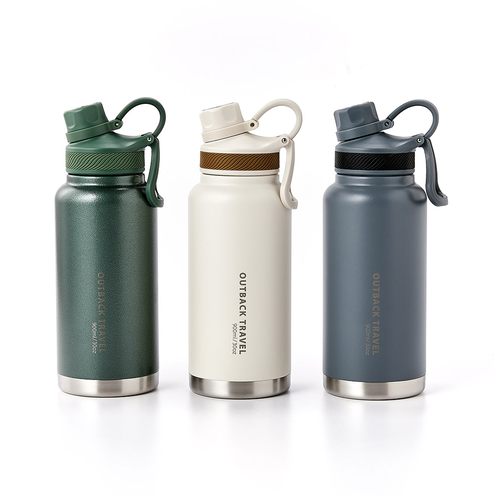 오슬로 아웃백트래블 스텐 손잡이 텀블러 보온병 350ml + 추가 보온뚜껑