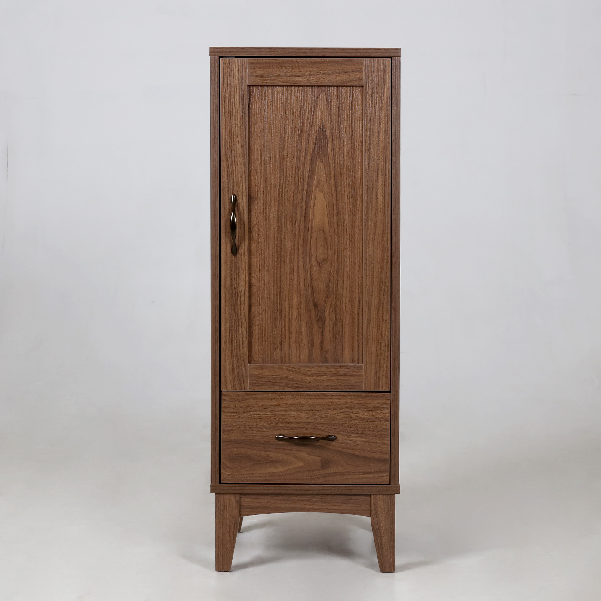 펨바 선반 수납장 40x40x109, 2단, 브라운 4073.4186