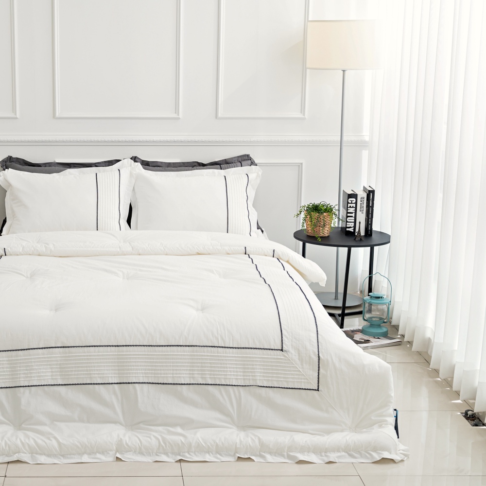 100수 순면 호텔 사계절 침구 퀸 라지킹 이불 세트