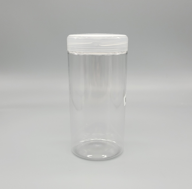 올담 원형 플라스틱 소분 용기 300ml 깔끔 심플한 쿠키통 양념통 냉장고 보관통 - 상세 이미지 2