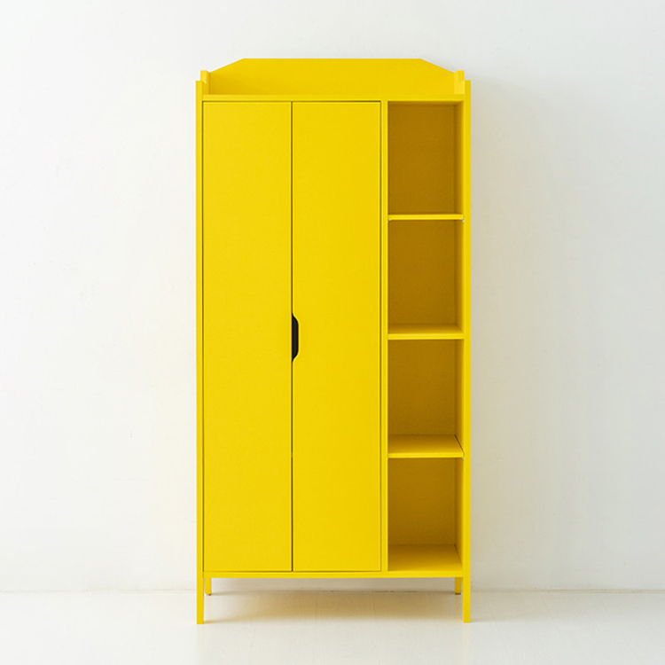 SEJEL 옷장 WRM18689B 890x500x1860mm, 2단, 옐로우 3229.0775 - 메인 이미지