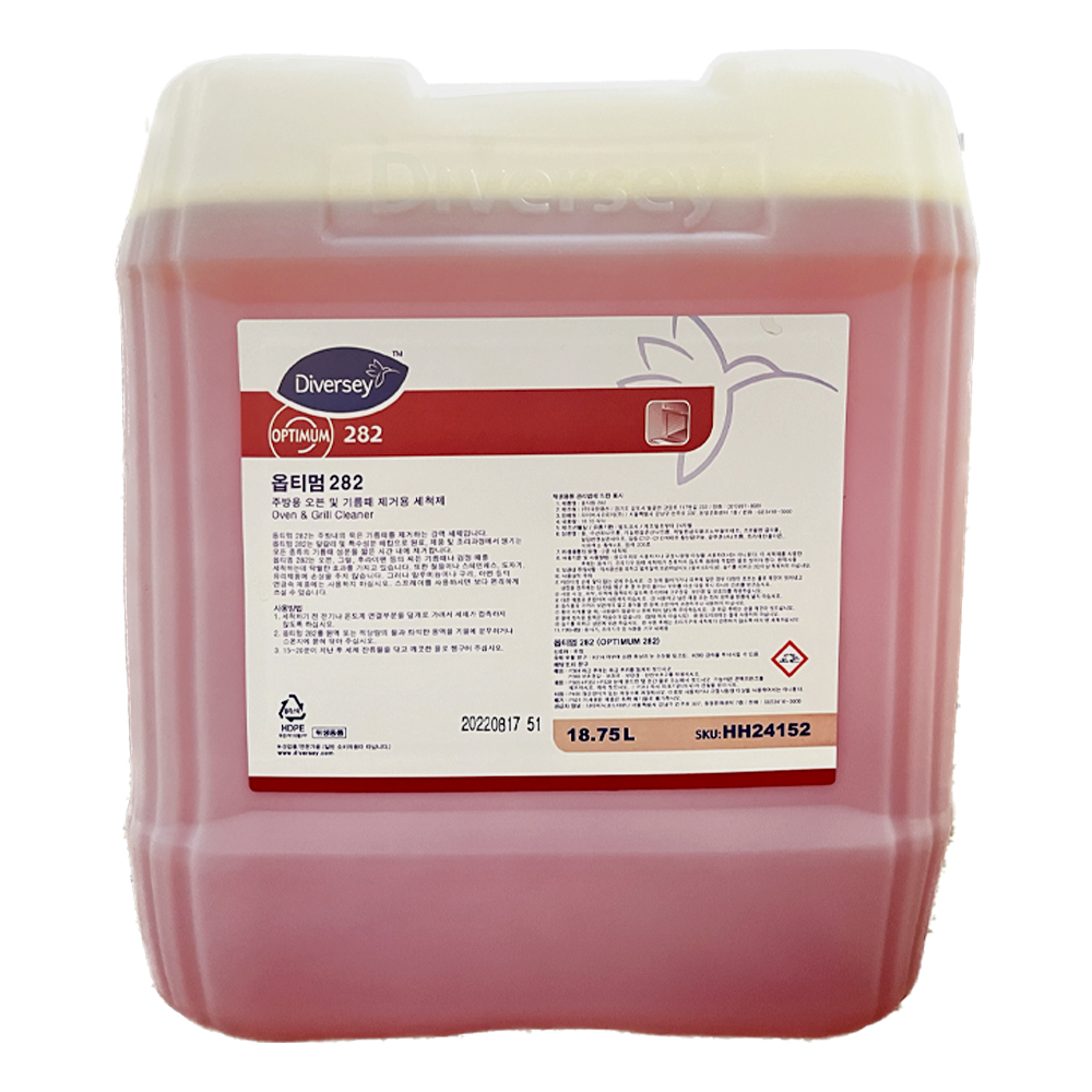 다이버시 옵티멈 282 오븐크리너 주방용 오븐 기름때 제거용 세척제 18.75L, 1개 - 상품 이미지
