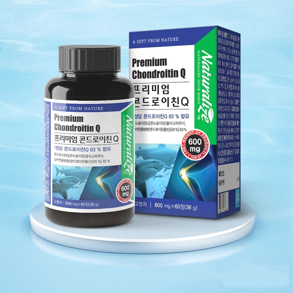 콘드로이친 요구르트맛 고순도 고형차 제형 상어연골분말 어골칼슘 보스웰리아 유산균 운동 제품 이미지