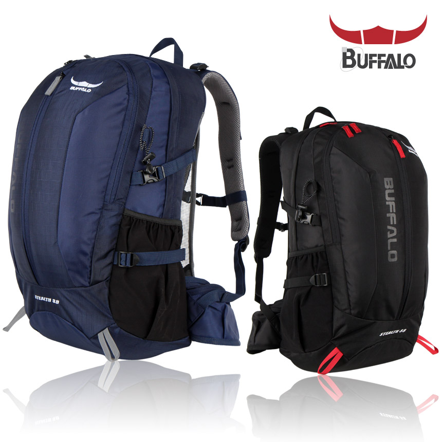 버팔로 스텔스 배낭 38L 등산 하드프레임 가방 레인커버 백팩