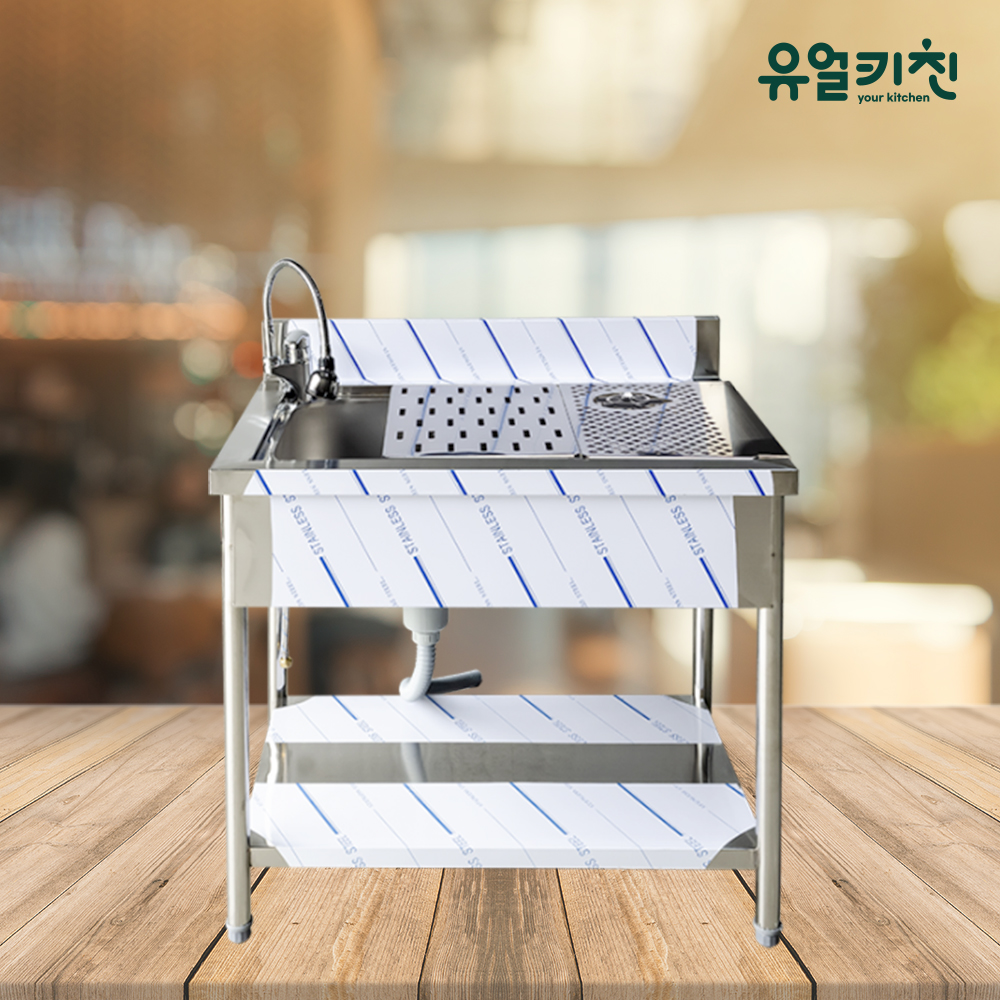 피처린서 업소용싱크대 제작 SUS304 카페 영업용씽크대 - 메인 이미지