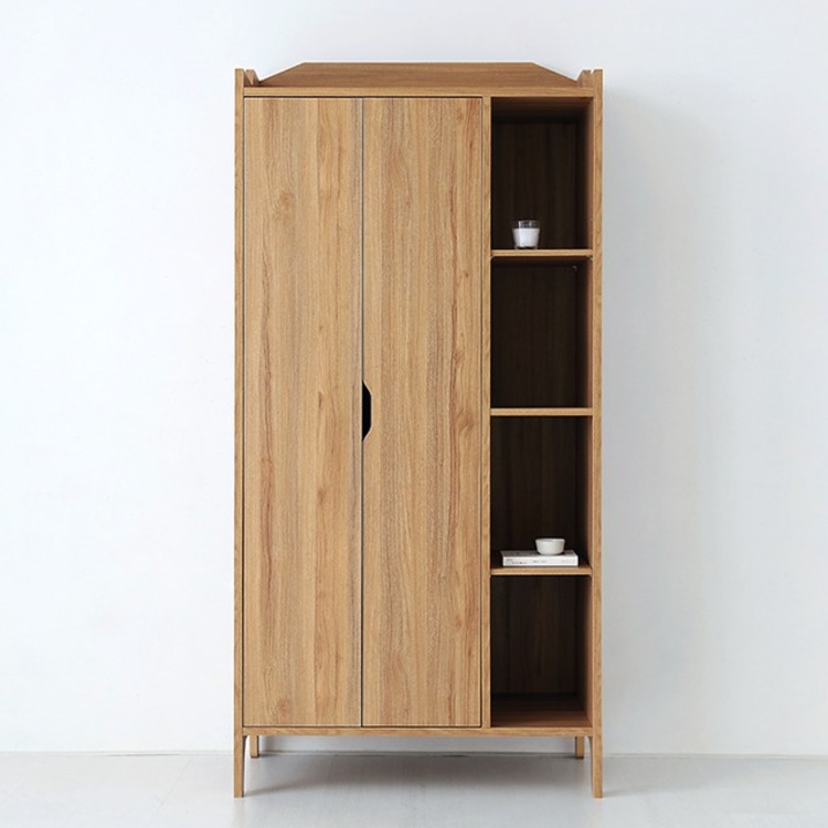 SEJEL 옷장 WRM18689B 890x500x1860mm, 2단, 캄포어베니어 2246.7200 - 메인 이미지