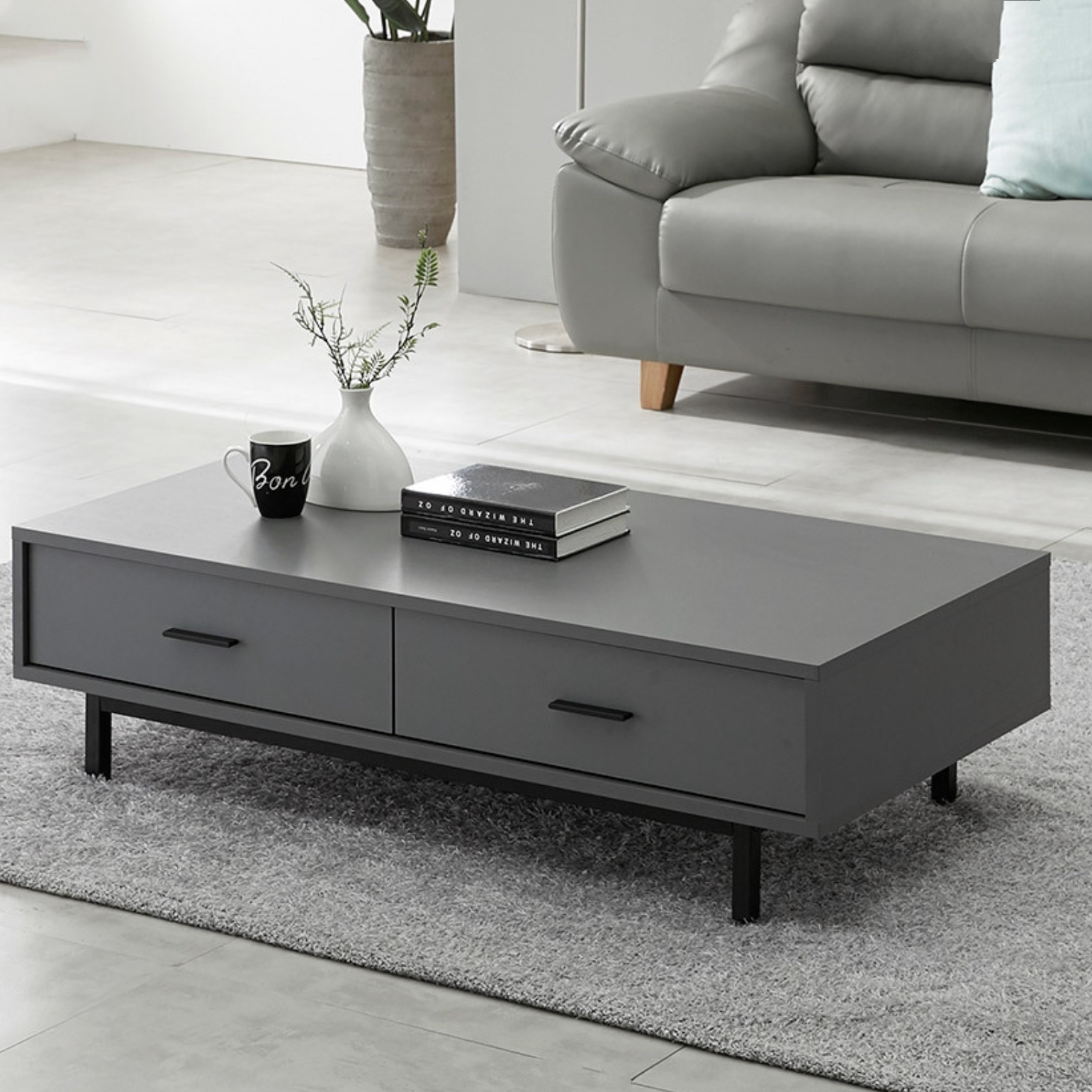 서랍 디자인 높은 거실 테이블 높은 좌식 테이블 거실용 탁자