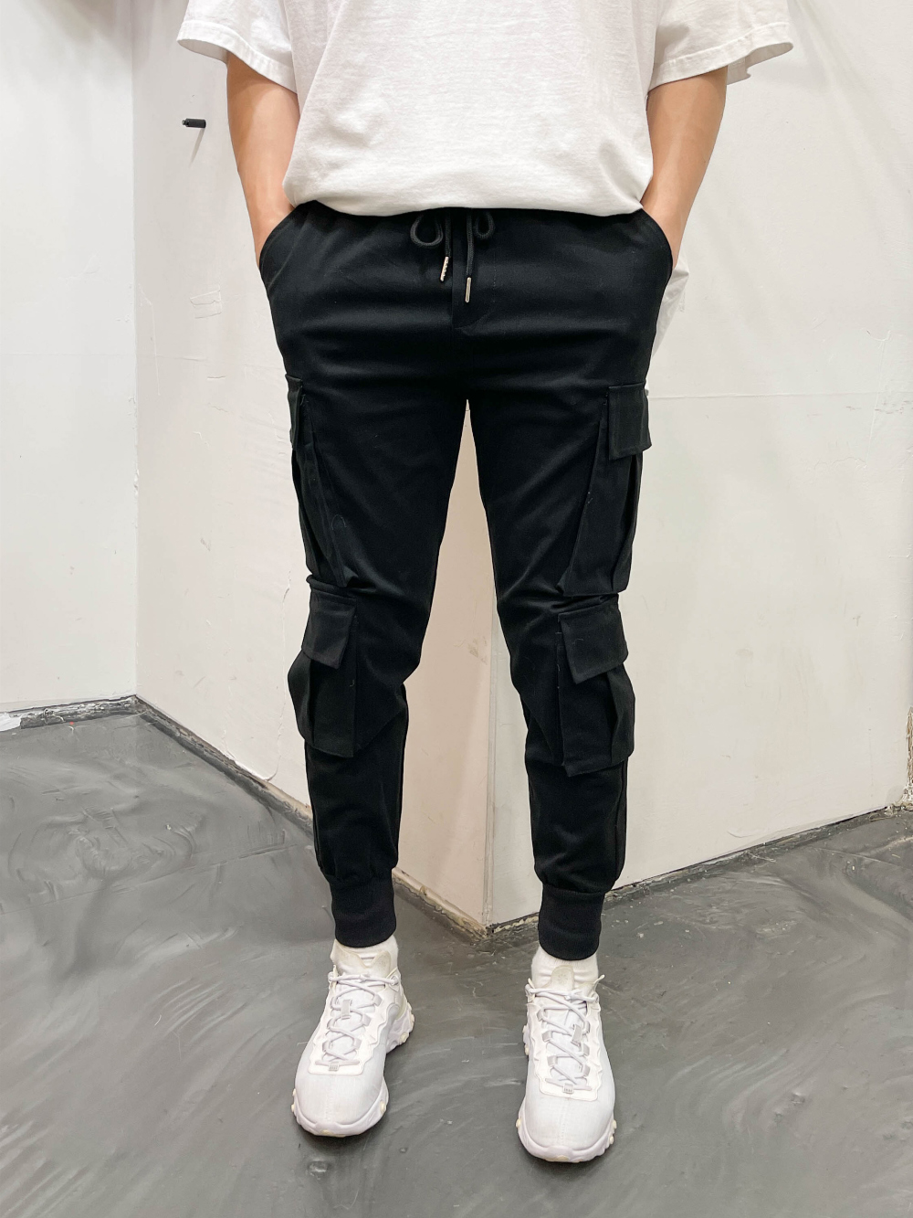 남자 테크웨어 카고 조거팬츠 건빵바지 - 상세 이미지 4