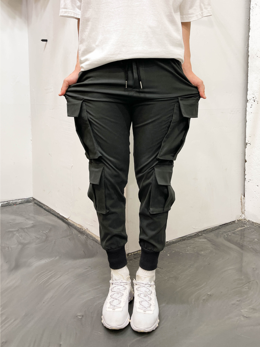 남자 테크웨어 카고 조거팬츠 건빵바지 - 상세 이미지 3