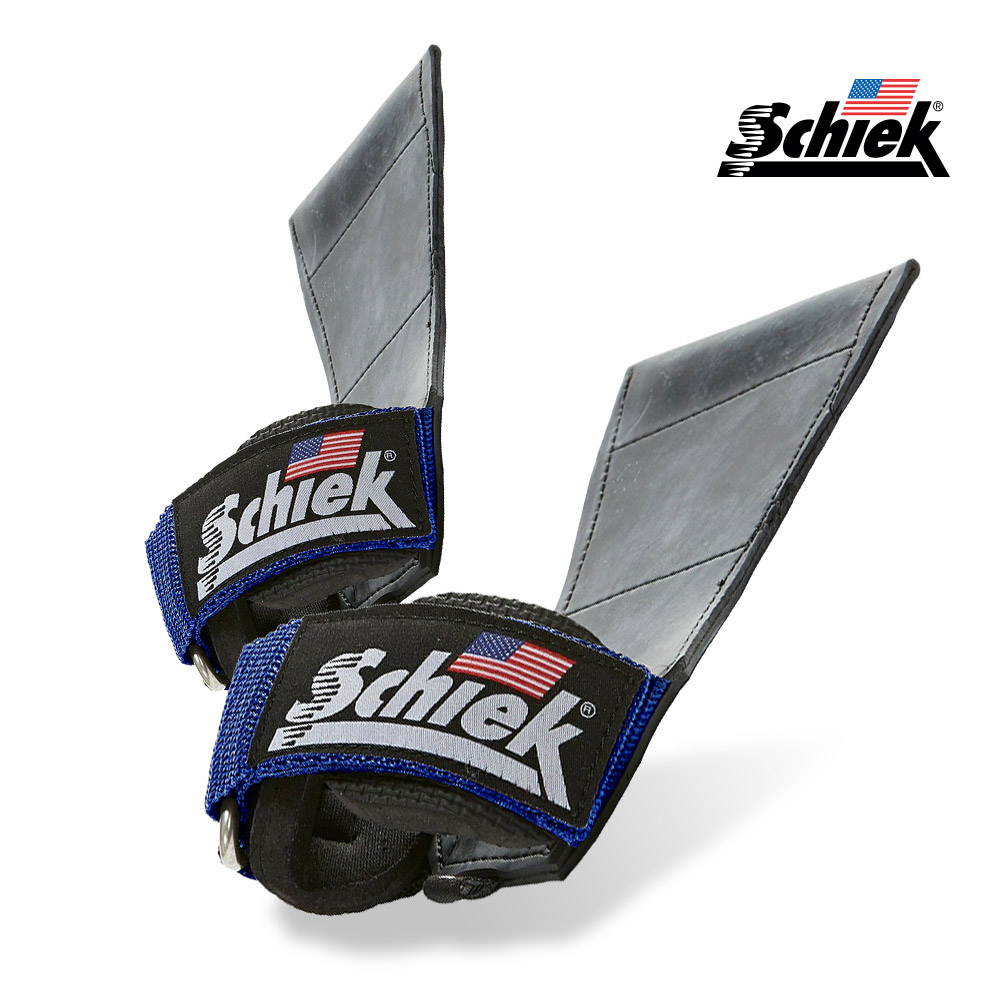 SCHIEK 1900 블루 헬스 그립 리프팅 스트랩 크로스핏 턱걸이 풀업 시크 쉬크 - 메인 이미지