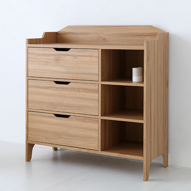 SEJEL 3단 수납장 CHM108100B 1000x420x1080mm, 3단, 캄포어베니어 2494.2589 - 상세 이미지 2