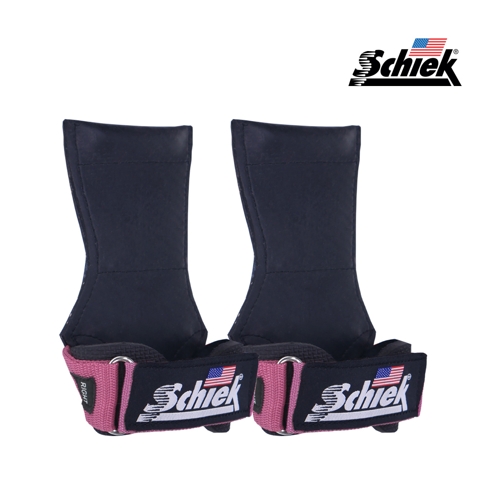SCHIEK 1900 핑크 헬스 그립 리프팅 스트랩 크로스핏 턱걸이 풀업 시크 쉬크 - 상세 이미지 3