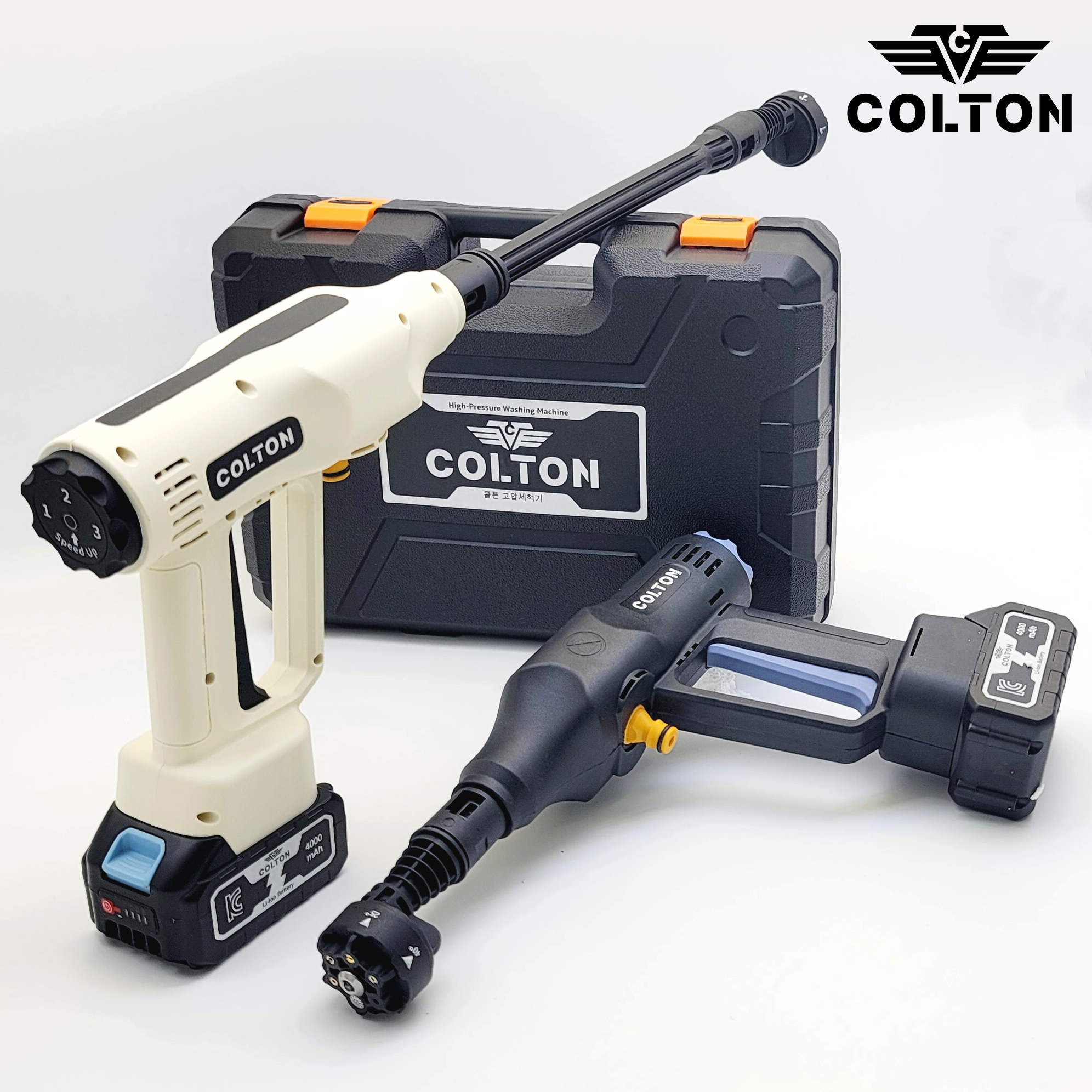 콜튼 무선 고압세척기 고압세차기 휴대용 충전식 CT40