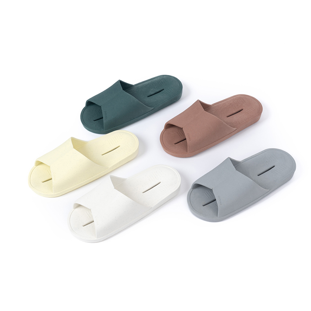 [2set] 오우투 자원순환 항균 PVC 아이비 슬리퍼 좌우구분없는 욕실화