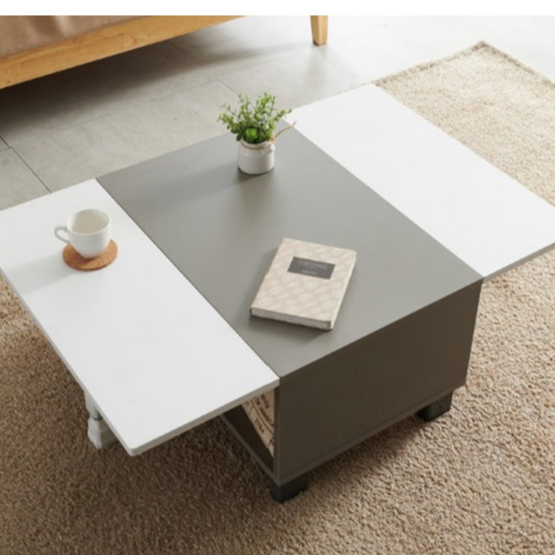 접이식 트랜스포머 테이블 쇼파 높은 좌식 테이블 확장형 거실용 탁자