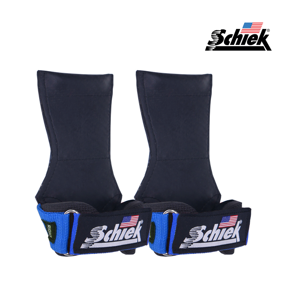 SCHIEK 1900 블루 헬스 그립 리프팅 스트랩 크로스핏 턱걸이 풀업 시크 쉬크 - 상세 이미지 3