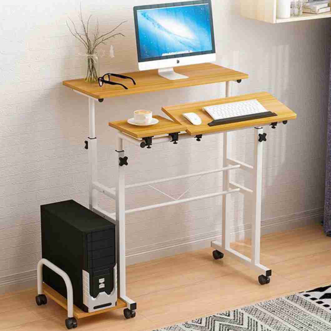 서서공부하는책상 높은 키높이책상 키다리 높낮이조절책상