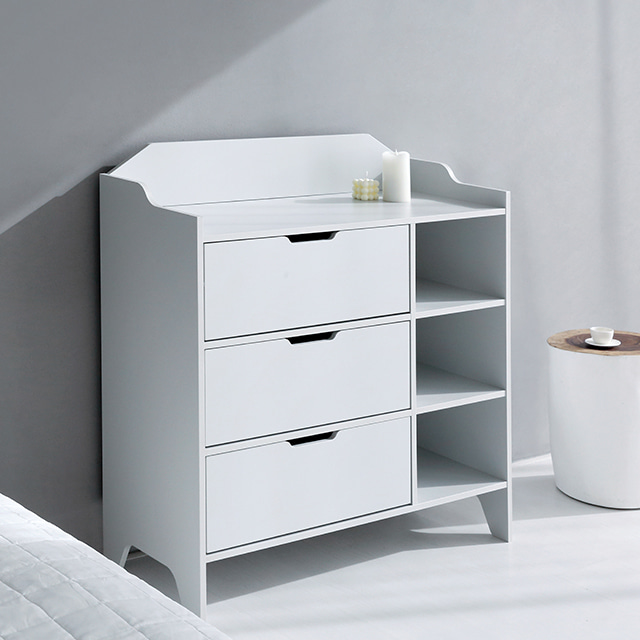 SEJEL 3단 수납장 KS1007STB/1 1000x420x1080mm, 3단, 그레이 5063.4934 이미지 6