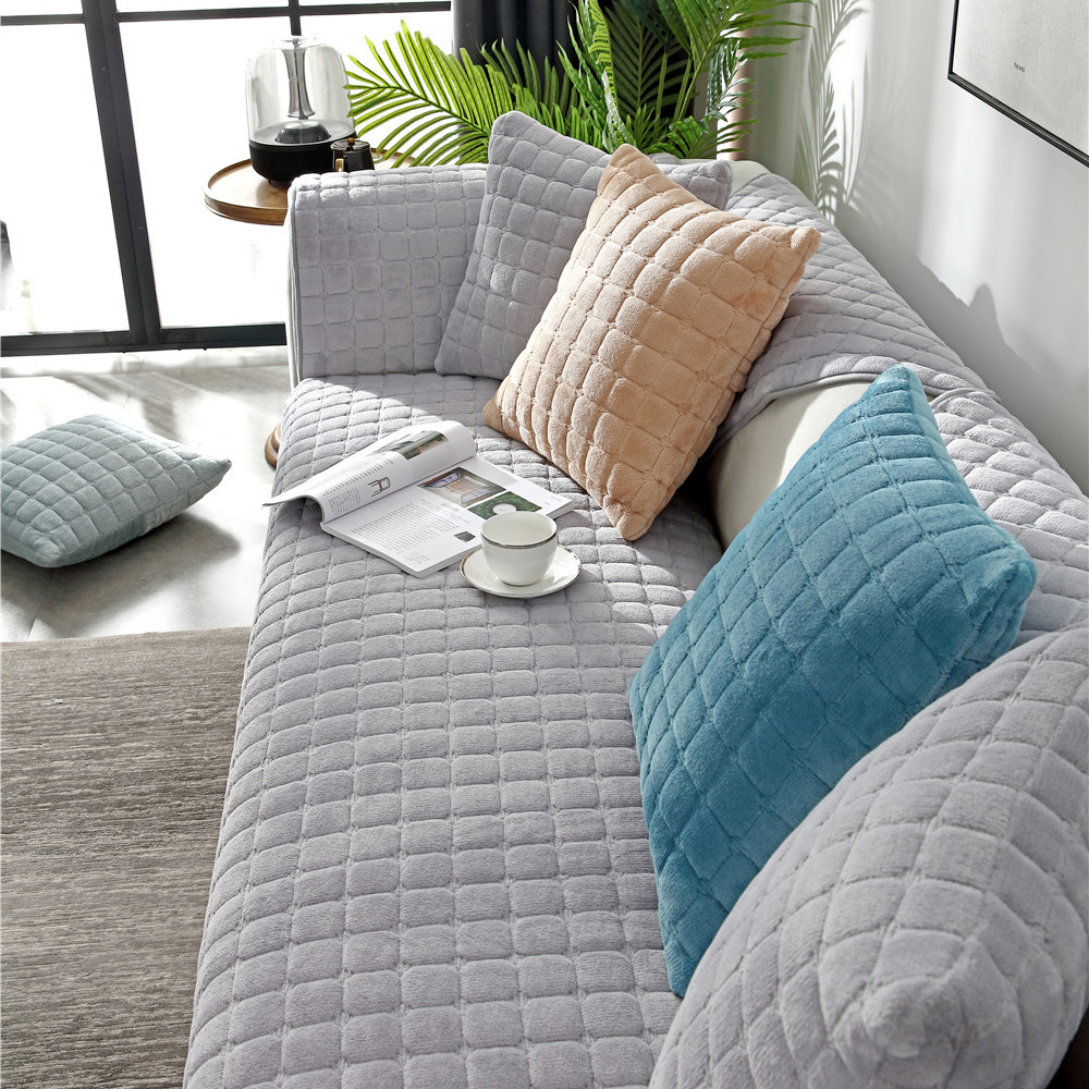 극세사 밍크 겨울 쇼파패드 쇼파커버 매트 단품