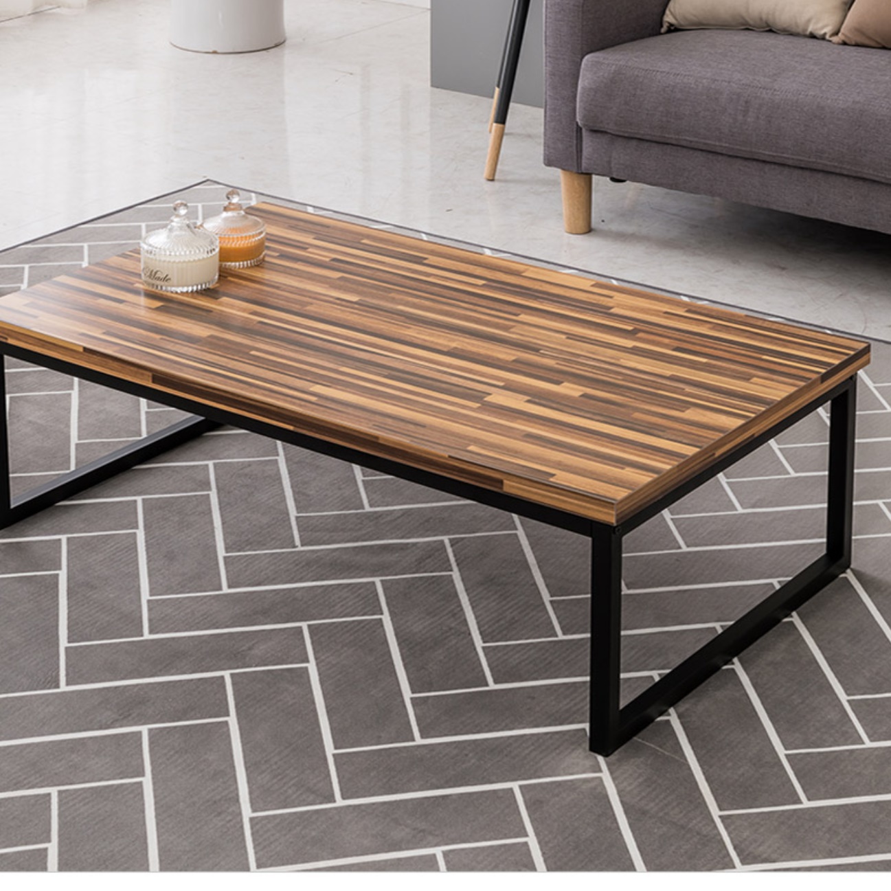 원목 높은 좌식 테이블 1200 높은 거실 테이블 거실용 탁자