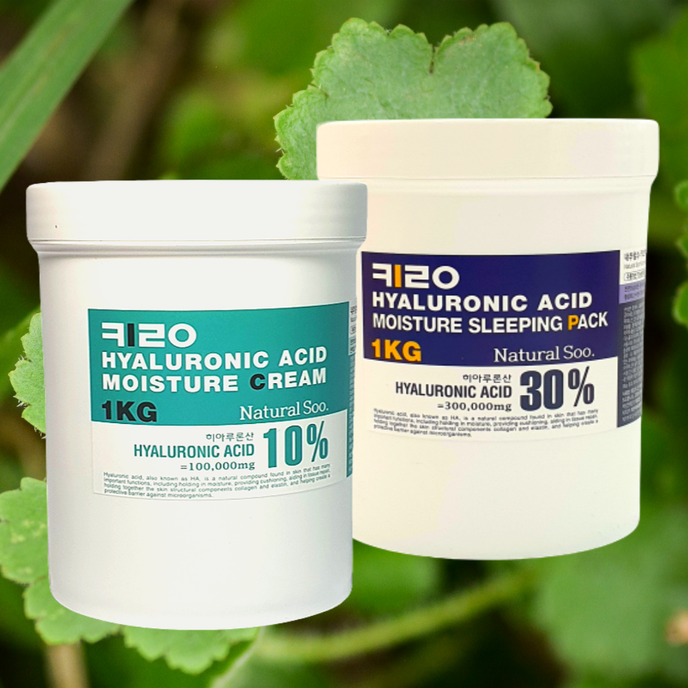 내추럴수 키로 대용량 히알루론산 수분 크림 슬리핑팩 영양 보습 달팽이 크림 2kg 세트