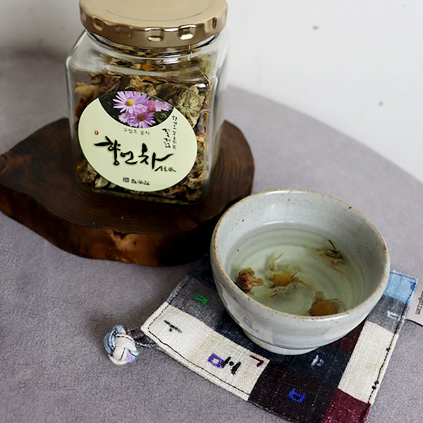 들꽃잠 구절초 꽃차 향언차 1개 직접재배 - 메인 이미지