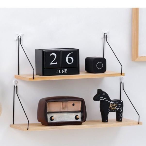 벽에 붙이는 선반 식탁 위 수납 작은 선반 액자 선반 - 상품 이미지
