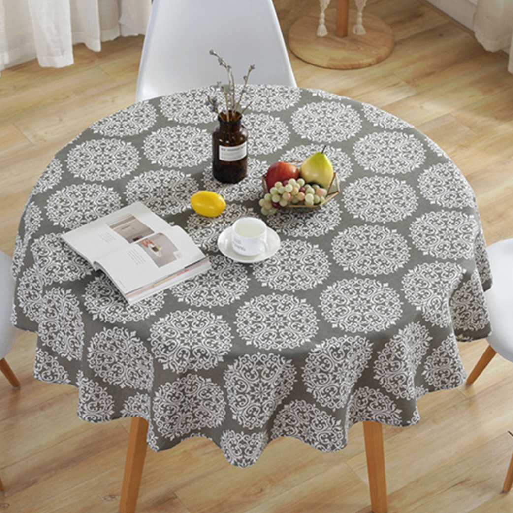 예쁜 식탁보 둥근식탁보 행사용 행사 테이블보 야외 테이블보