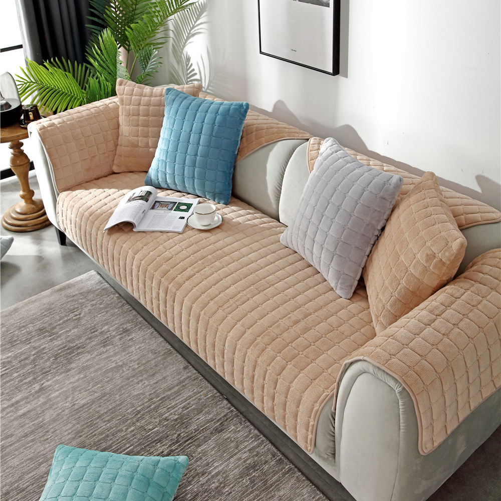 극세사 밍크 겨울 쇼파패드 쇼파커버 매트 단품