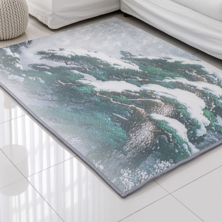 고급 러그 유럽풍 거실용 카페트 겨울용 사각 카페트 150X200