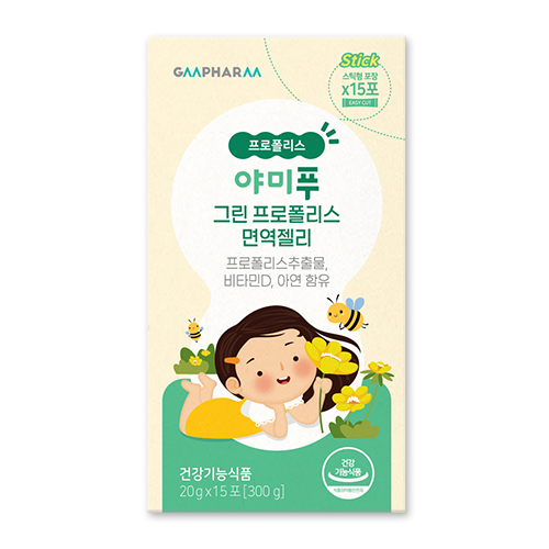 야미푸 그린 프로폴리스 면역젤리 6개 90일분