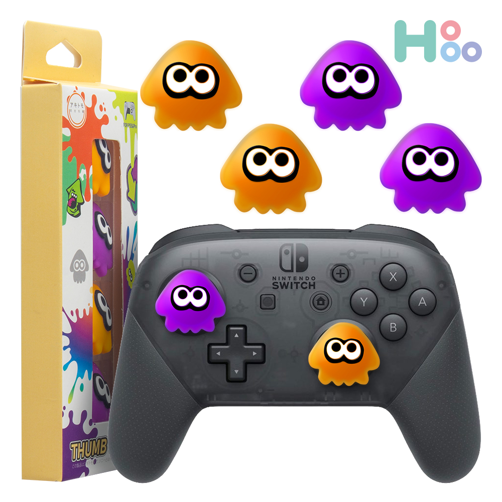 듀얼센스 프로콘 스틱 커버 캡 스플래툰 오징어 에디션 - 상세 이미지 3