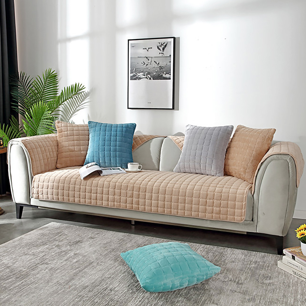 극세사 밍크 겨울 쇼파패드 쇼파커버 매트 단품