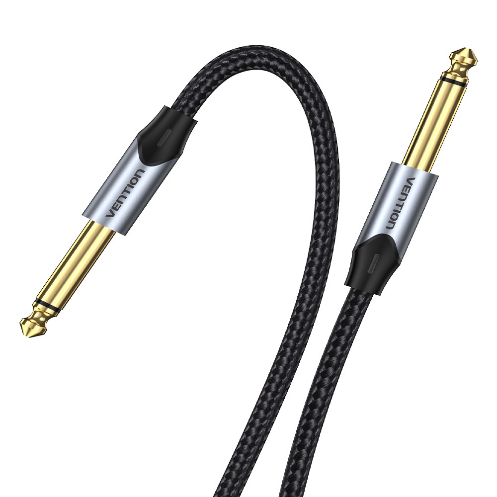 벤션 프리미엄 6.5mm 6.35mm TS 마이크 오디오 케이블 BAS 1.5m, 1개 - 상세 이미지 3