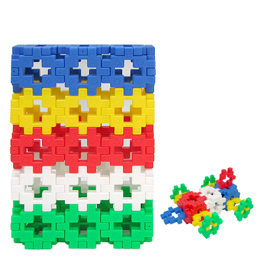 대형 와플블럭 토이맨 대형사각블럭 50p 십자 블록놀이 유아 어린이 돌봄 늘봄 교구