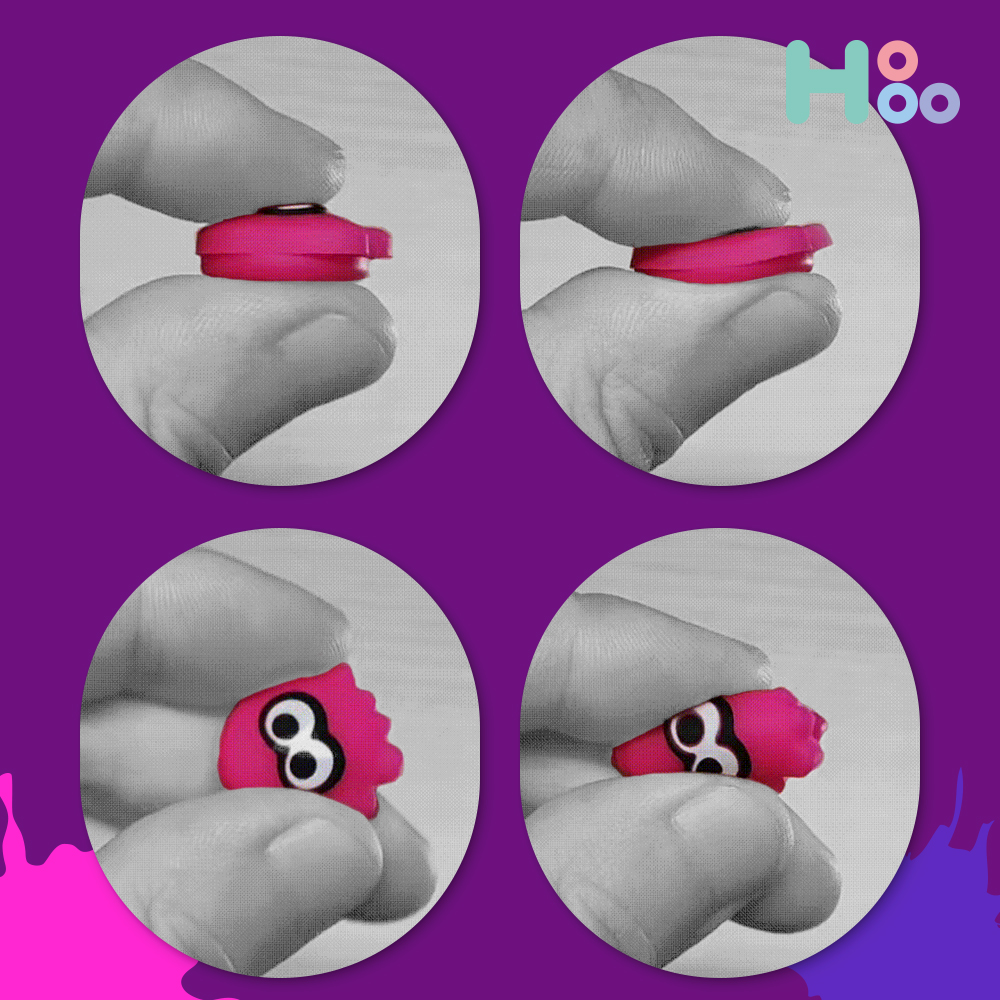 듀얼센스 프로콘 스틱 커버 캡 스플래툰 오징어 에디션 - 상세 이미지 4