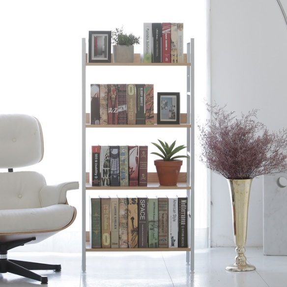 작은 선반 사다리형 선반 거실 선반장 시스템 벽 선반 장 - 상품 이미지