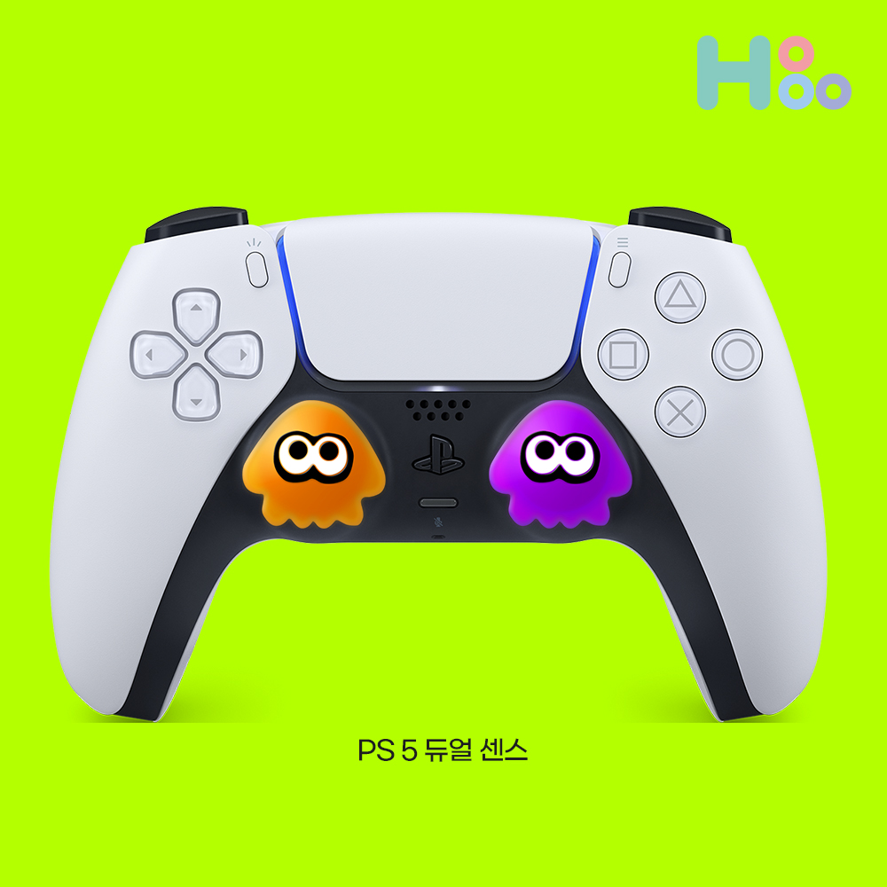 듀얼센스 프로콘 스틱 커버 캡 스플래툰 오징어 에디션 - 상세 이미지 5