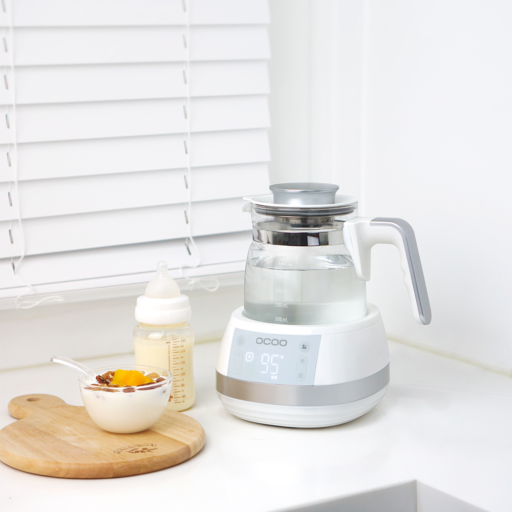 오쿠 분유포트 유리 전기 티포트 무선 주전자 차탕기 커피포트기 OCP-TP130W